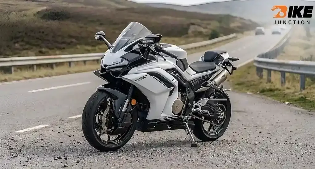 CFMoto 500SR shown with 499