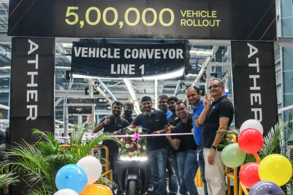 Ather Energy touched the figure of 5 lakhs