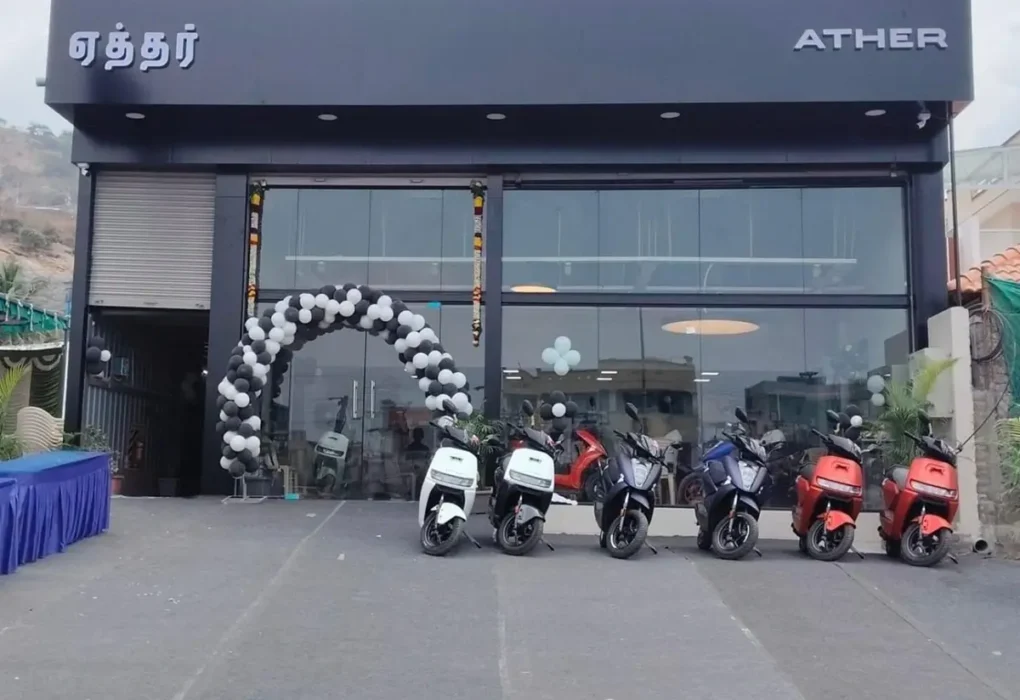 Ather Doubles Retail Network T