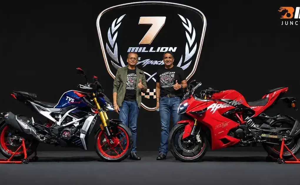 TVS Apache price crosses Rs 7 million